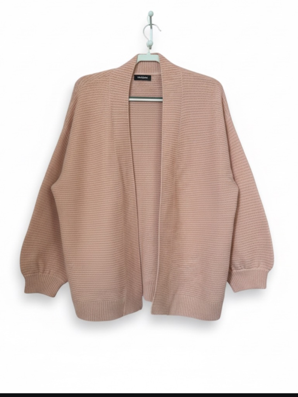NAADAM Cashmere Ribbed Coastal Cardigan Sweater M